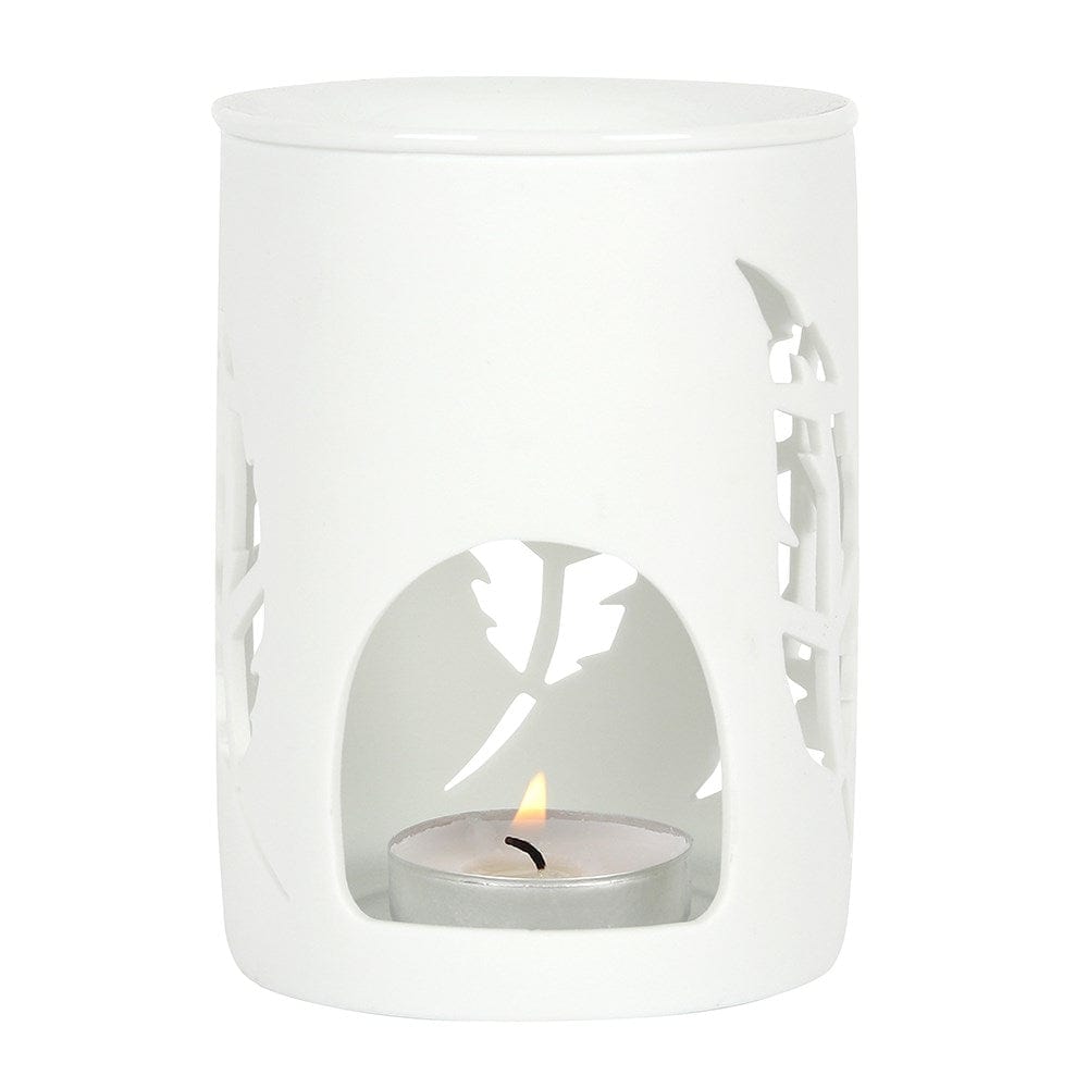 ScentedSnowWax White Feather Cut Burner